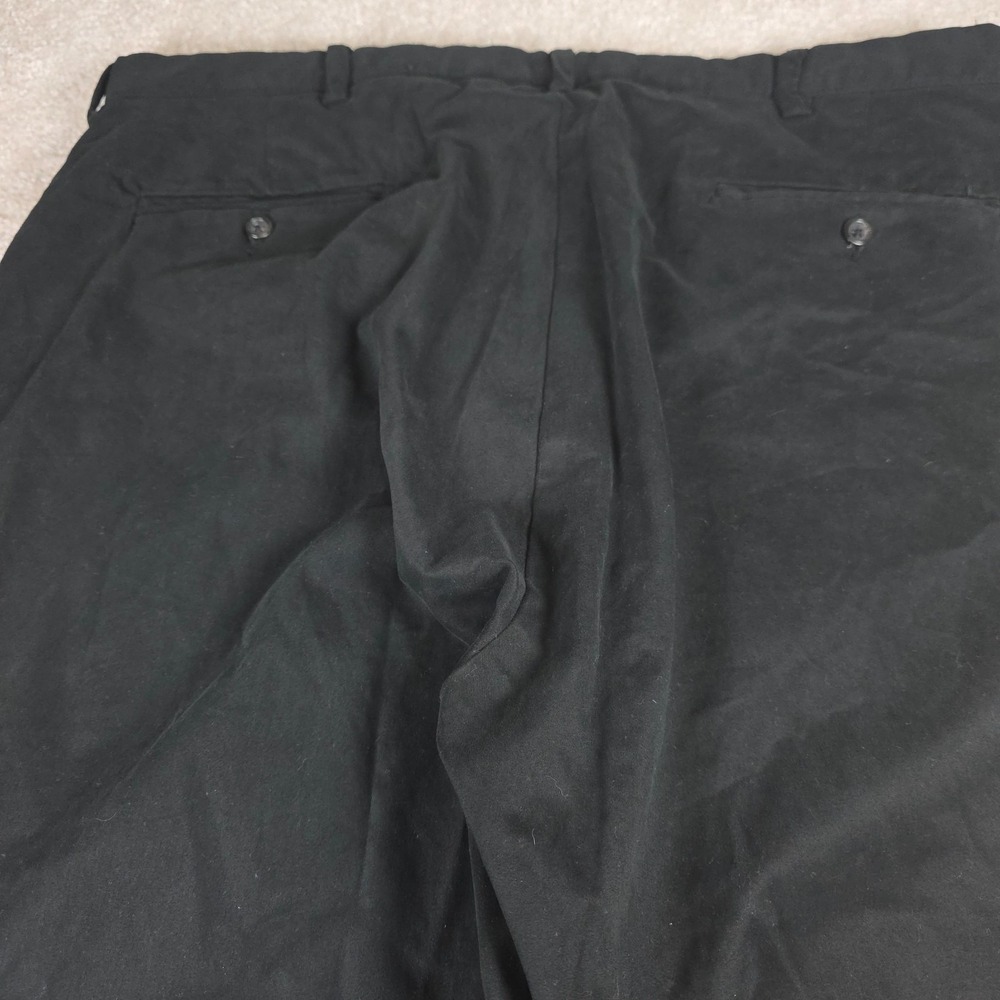 Polo Ralph Lauren Pants Mens 38/30 Black Slash Pocket‎ Wide Leg Trouser Casual - Picture 7 of 9